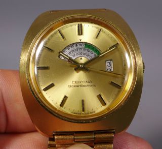 Vintage Swiss Made Certina Biostar Electronic Wrist Watch Order