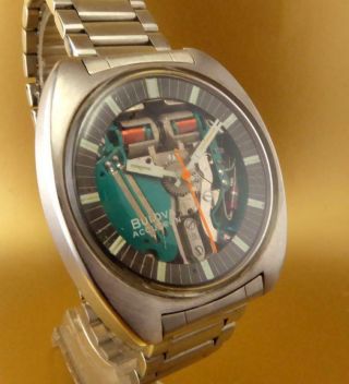 Vintage Bulova Accutron Space View Wristwatch
