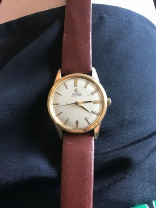 Vintage Omega Constellation 18k Solid Gold S.  S.  Automatic Wristwatch