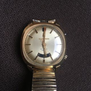 Parts/repair - - Accutron Bulova Astronaut Mark Ii 14 Kt Gold Filled Vtg Watch