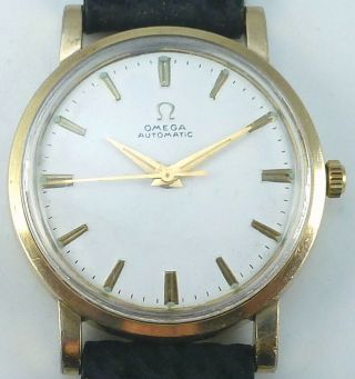 Vintage Omega Gold - Filled Automatic Wristwatch - Caliber 550 -