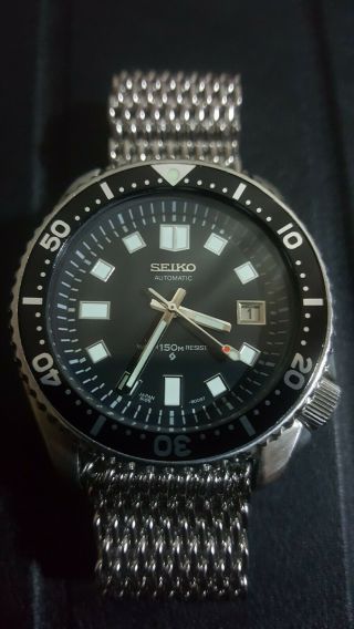 Vintage SEIKO 7002 Scuba Divers WATCH 6105 8110 Apocalypse Captain Willard Mod 3