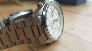 Vintage Seiko 7A38 - 7060 Chronograph Day/Date Quartz Men ' s Watch - Year 1984 4