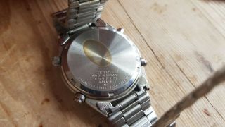 Vintage Seiko 7A38 - 7060 Chronograph Day/Date Quartz Men ' s Watch - Year 1984 7