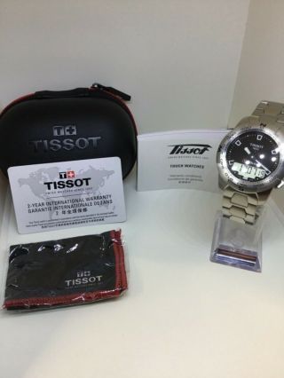 Tissot 1853 T Touch II Stainless Steel Smart 2018 Watch Box & Papers T047420 A 9