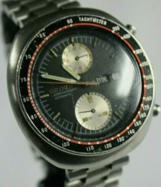 Seiko Ufo 6138 0020 Chronograph Automatic Tachymeter Watch Gentleman Day Date