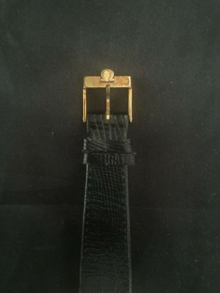 OMEGA Watch - De Ville Quartz - Vintage Omega - Swiss Made - 1365 - Gold & Black 3