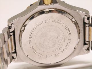 TAG HEUER Men’s 3000 Professional 934.  213 Quartz Watch Date 18K Gold Plated 4