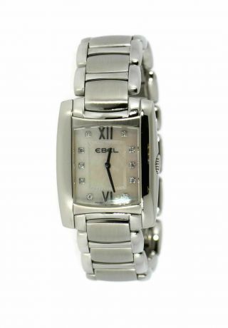 Ebel Brasillia Diamond Stainless Steel Watch E9976m22
