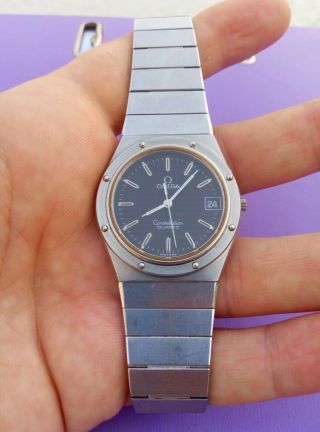 Rare 1979 Omega Constellation “Marine” Quartz 1332 Swiss Men ' s Watch 12