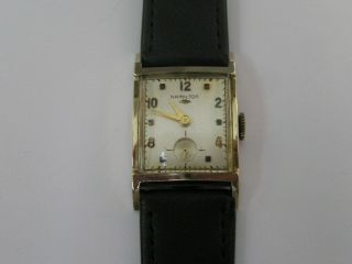 Vintage Hamilton Watch Stafford 14k Solid Yellow Gold 1957