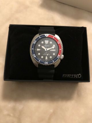 Seiko Men Prospex Stainless Steel Black Dial 200m Diver Automatic Watch Srp779