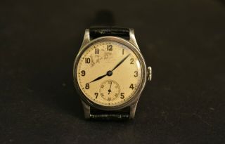 Longines Turler From 1937 - Vintage Mechanical Watch With Solid 12.  68z Movement