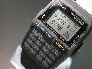 Casio Vintage Retro Databank Calculator Digital Watch Dbc - 30 - 1 Nos
