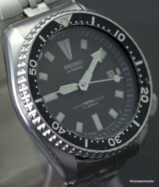 Vintage Seiko 150M Scuba Divers 7002 - 7001 Made In Japan 5