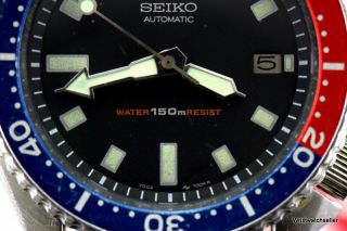 Good Vintage Seiko 150M Scuba Divers 7002 - 700A Pepsi Bezel 4