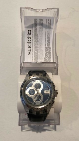 Swatch Watch Chrono Automatic Sign In The Sky Svgk407