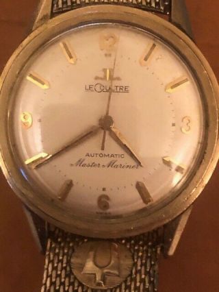 Vintage Jaeger Lecoultre Master Mariner 10k Gold Filled Watch