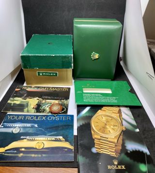 Rolex Gmt 1 Reference 16700 Box And Book Set.