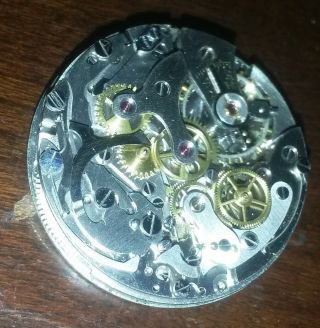 old vintage bucherer chronograph wristwatch 3
