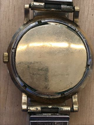 Antique Vintage Automatic LeCoultre Wrist Watch Gold Filled Runs Good 5
