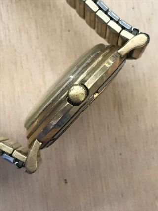 Antique Vintage Automatic LeCoultre Wrist Watch Gold Filled Runs Good 6