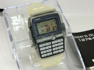 Rare Casio Disney Store Limited Mickey Mouse Data Bank Wristwatch Dbc - 63