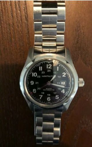 Pre - Owned Hamilton Khaki Automatic H70515137 Wrist Watch For Men
