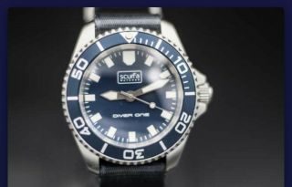 Scurfa Diver One Nd713 300m Quartz Dive Watch Blue