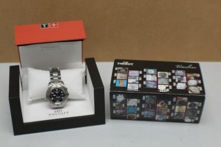 Tissot T - Touch Titanium 1853 Z253/353 Sapphire Crystal Smart Watch W/ Box Books