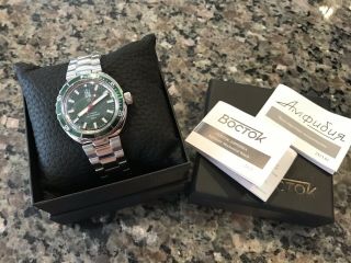 Vostok Amphibia Neptune Se 960726 Diver Limited Edition Green Automatic Watch
