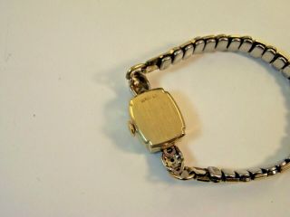 Vintage Hamilton 22 Jewel 757 14K Solid Gold Diamond Watch 11