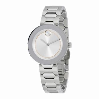 Movado Bold 3600381 Sunray Silver Dial & Bracelet Womens Swiss Watch