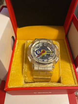 G - Shock X Asap Ferg Ga - 110frg - 7aer Wristwatch Transparent Jelly Pre - Owned