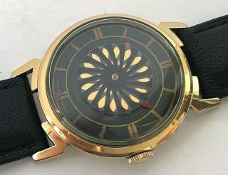 Vintage Ernest Borel Kaleidoscope Mystery Dial Cocktail Winding Mens Watch,  1311