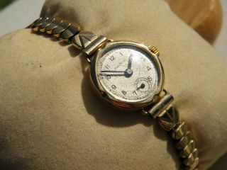Rolex 9ct Gold Wristwatch 15 Jewels Swiss Antique Heavy 375/9k W&d Fhf
