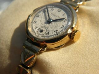 Rolex 9ct Gold Wristwatch 15 Jewels Swiss Antique Heavy 375/9k W&D FHF 3
