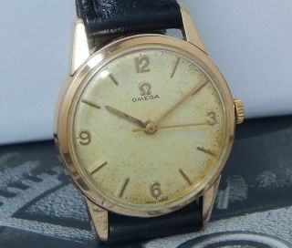 Vintage 1960 ' s OMEGA Cal.  285 Rose Gold GF Ref.  14392 - 62 - SC Signed 4X Mens Watch 2