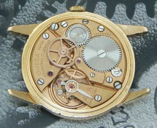 Vintage 1960 ' s OMEGA Cal.  285 Rose Gold GF Ref.  14392 - 62 - SC Signed 4X Mens Watch 3