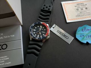 Seiko Skx009 Pepsi Automatic Diver 200m Skx009k Skx009k1 Rubber Dive Watch 5 Red