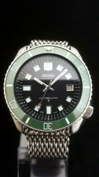 Vintage SEIKO 7002 Scuba Divers WATCH 6105 8110 Apocalypse Mod CERAMIC BEZEL 4