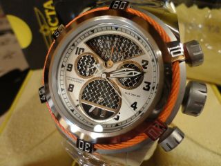 Invicta 16315 Reserve 52mm Orange Bolt Zeus Swiss Chrono S/s Bracelet Watch
