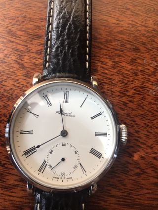 Swiss Pre Eta Unitas 6498 Regent Habmann Watch Wristwatch Serviced 46mm