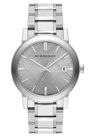 Burberry The City Bu9035 Mens Womens Bracelet Stainless Steel Quartz Swiss Watch