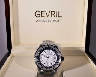Gevril Seacloud Swiss Automatic Stainless Steel Men 