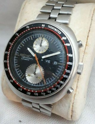 Seiko Ufo 6138 - 0011 Vintage Automatic Chronograph Watch Fully Service