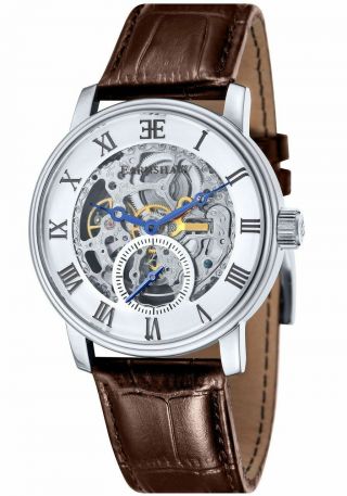 Thomas Earnshaw Westminster Automatic Silver Brown White | Authorized Dealer