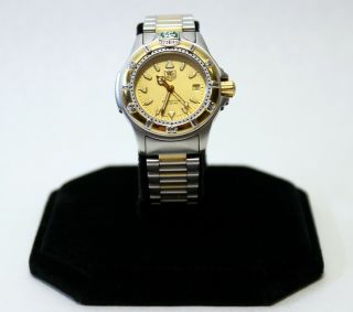 Ladies Tag Heuer Wf1421 - 0 2 - Tone Stainless Steel & 18k Gold 200m Wristwatch 28mm