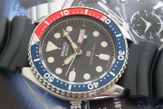 & Rare Vintage Seiko Quartz Diver 150m 7548 - 700b Quartz Japan 42 Mm.  Watch