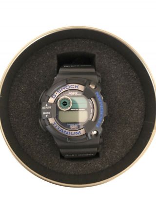 Casio G - Shock Frogman Dw9900 Titanium Screwback Watch Strap Bezel Gshock Blue